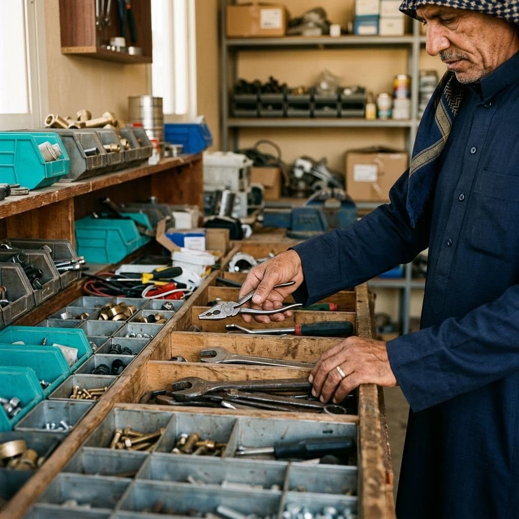 تجهيز الأدوات والمواد قبل الانطلاق للمواقع